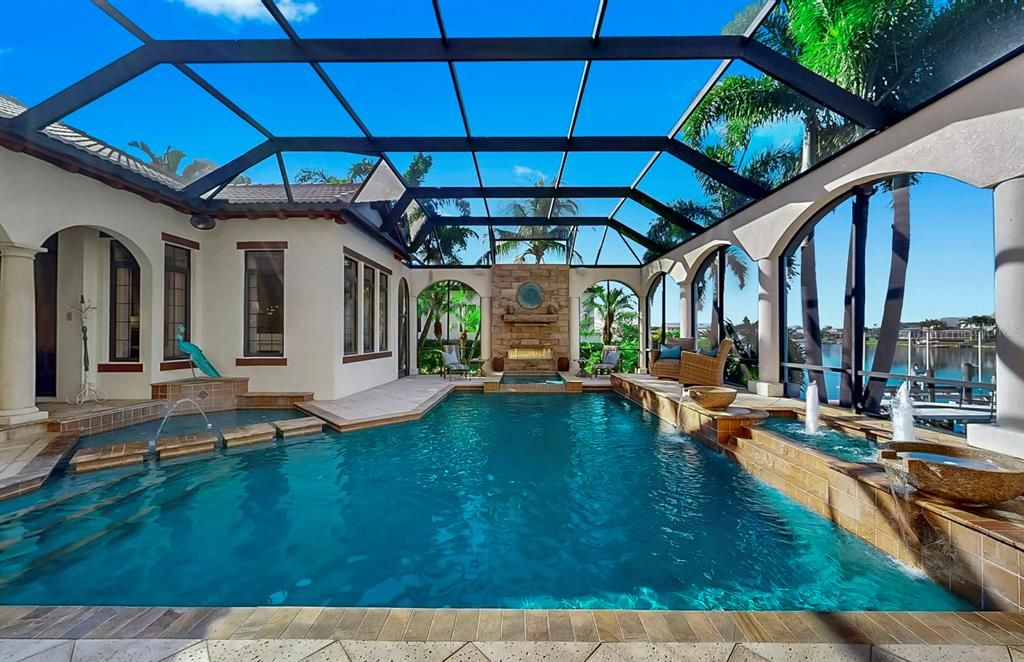 Glass Ceilings, Interior, Pool, Sun Room, Water