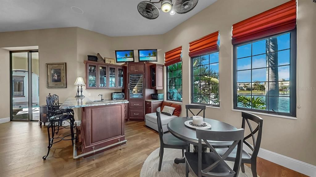 Dining room, Interior, Wood Texture Flooring