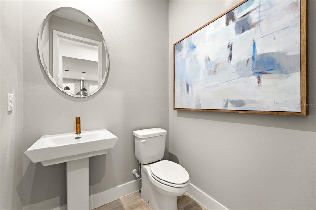 Bathroom, Interior, Wood Texture Flooring