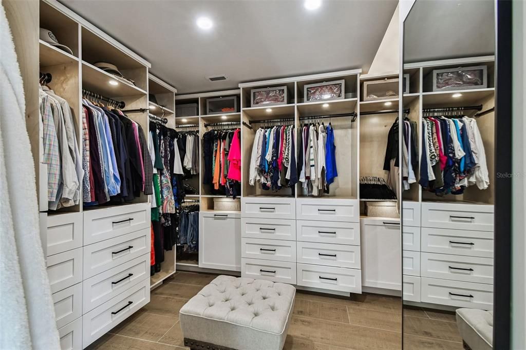 Interior, Recessed Lighting, Walk-in Closets, Wood Texture Flooring