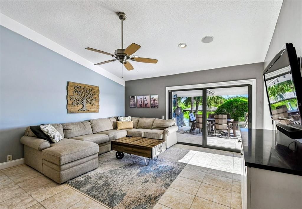 Interior, Living room, Recessed Lighting