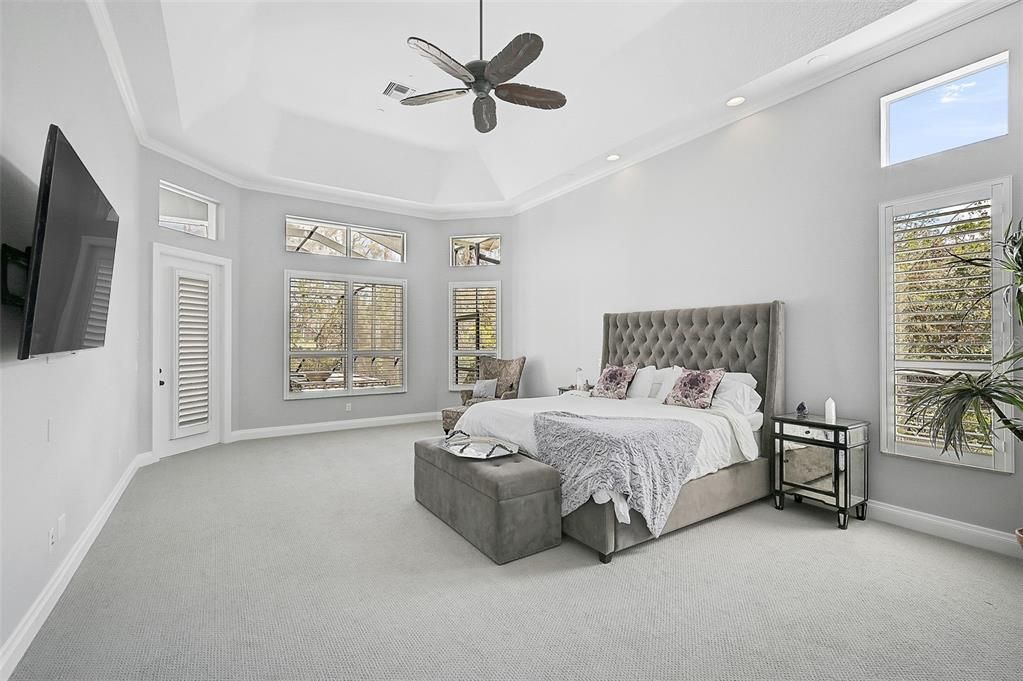 Bedroom, Interior, Recessed Lighting