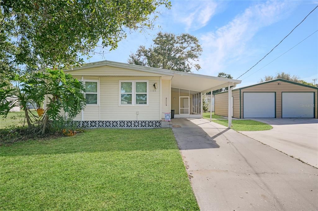 Backyard, Detached Garage, Exterior