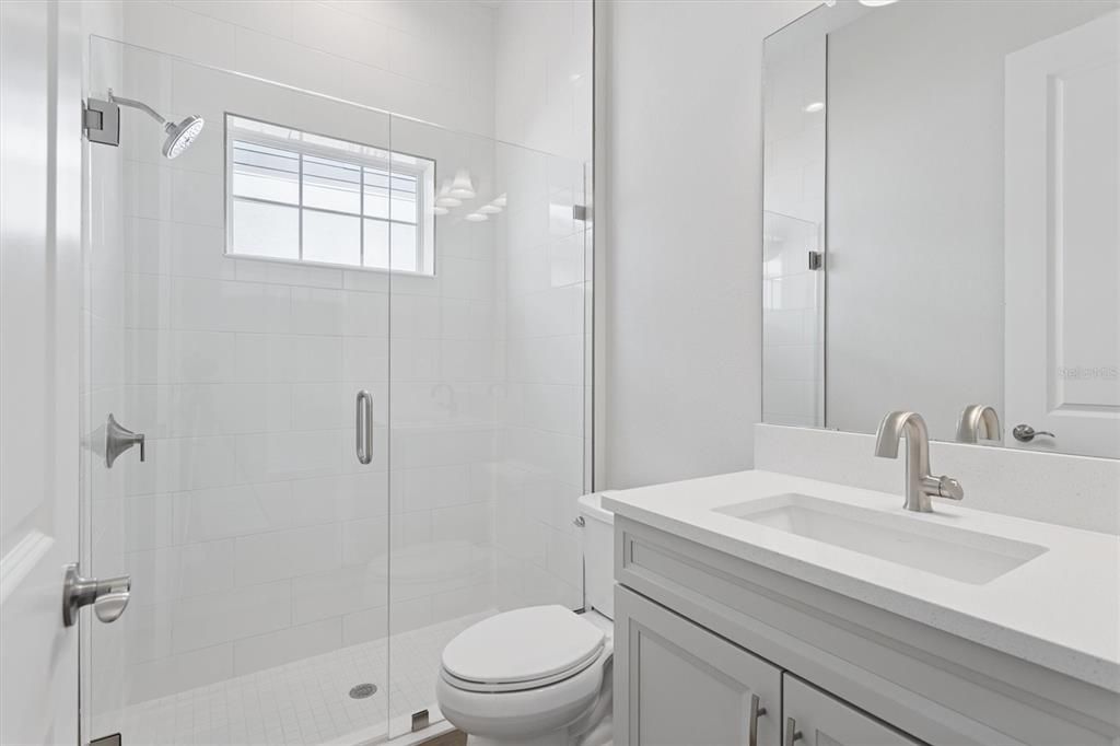 Bathroom, Glass Shower, Interior