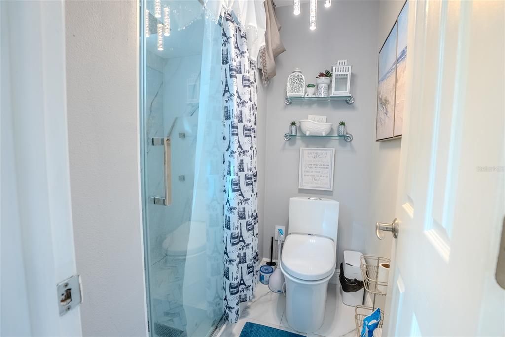 Bathroom, Glass Shower, Interior