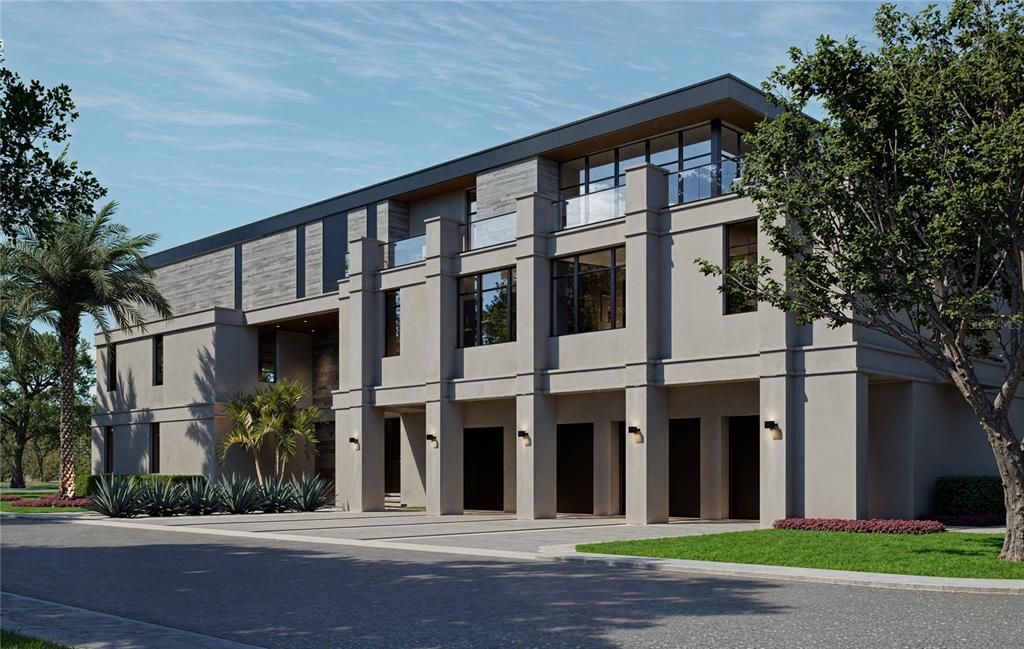 Exterior, Facade, Modern