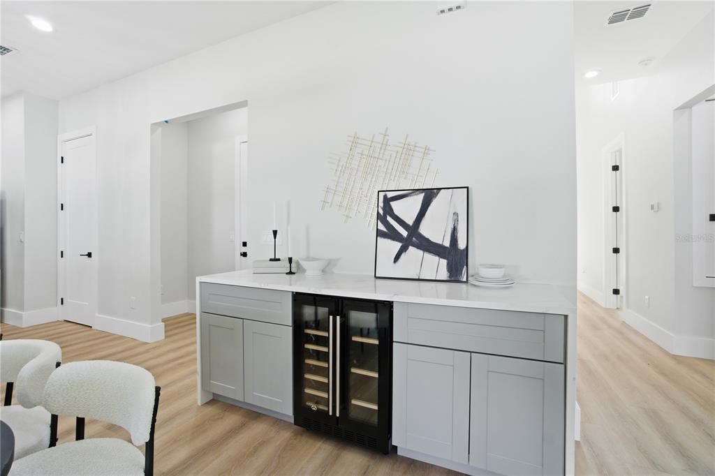 Interior, Recessed Lighting, Wood Texture Flooring
