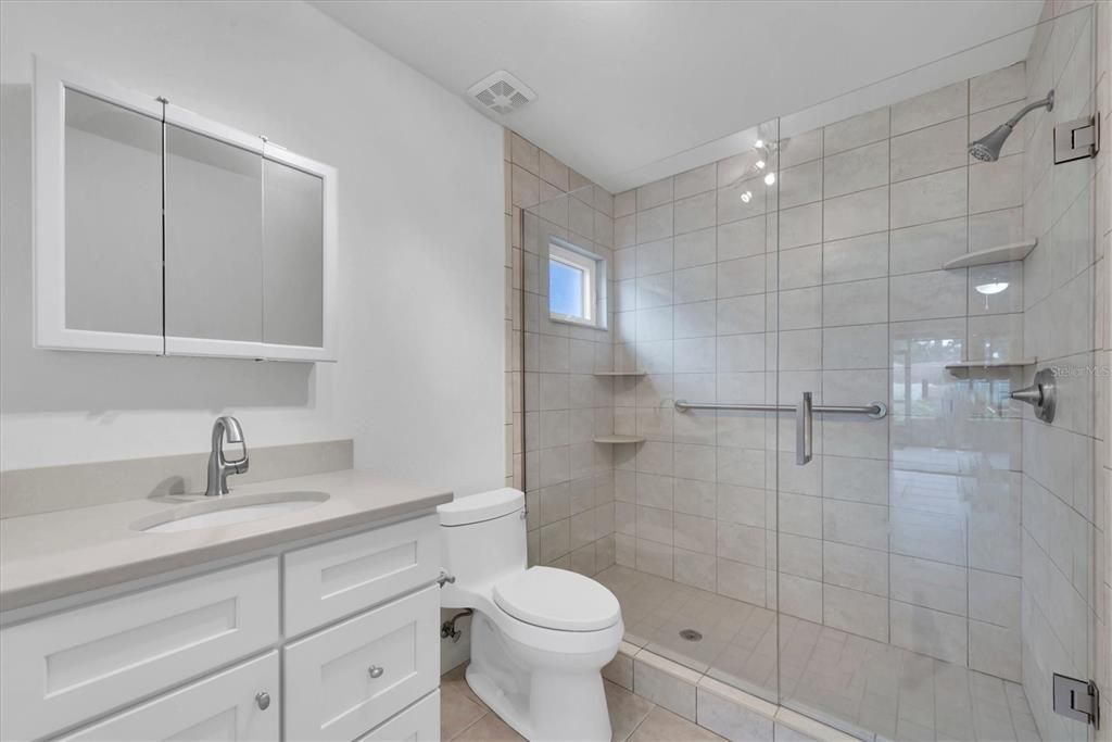 Bathroom, Glass Shower, Interior