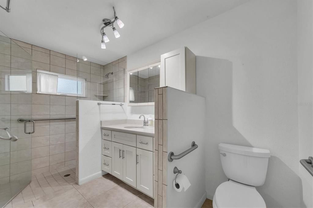 Bathroom, Glass Shower, Interior
