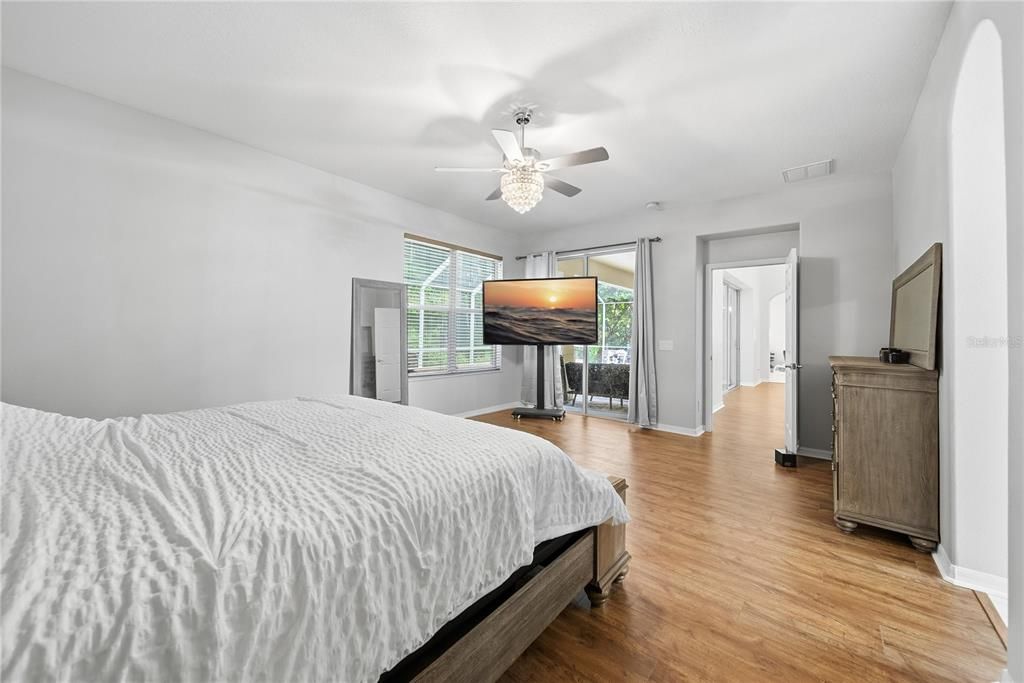 Bedroom, Interior, Wood Texture Flooring