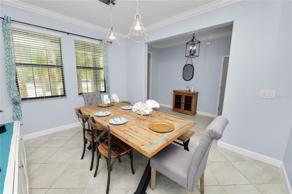 Dining room, Interior, Pendant Lights