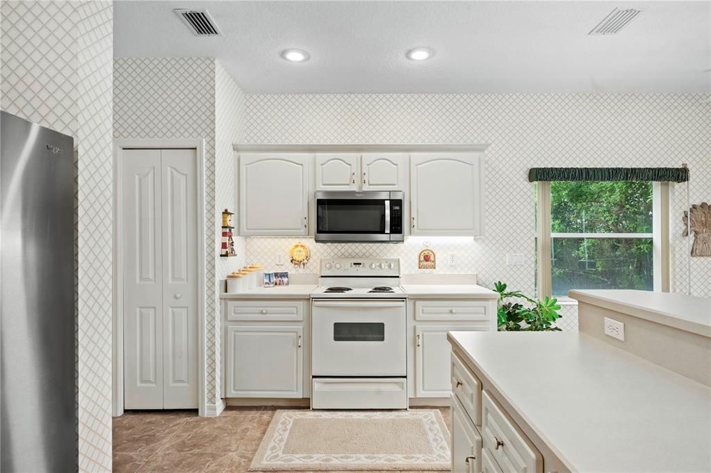 Interior, Kitchen, Recessed Lighting, Stainless Steel Appliances