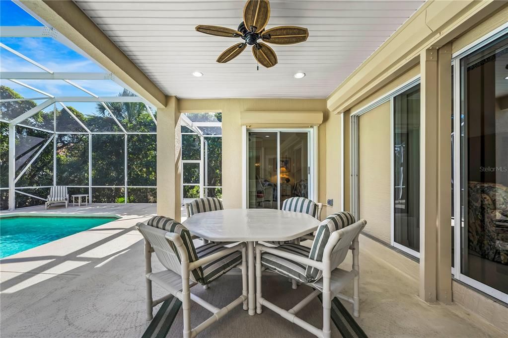 Dining room, Glass Ceilings, Interior, Pool, Recessed Lighting, Sun Room