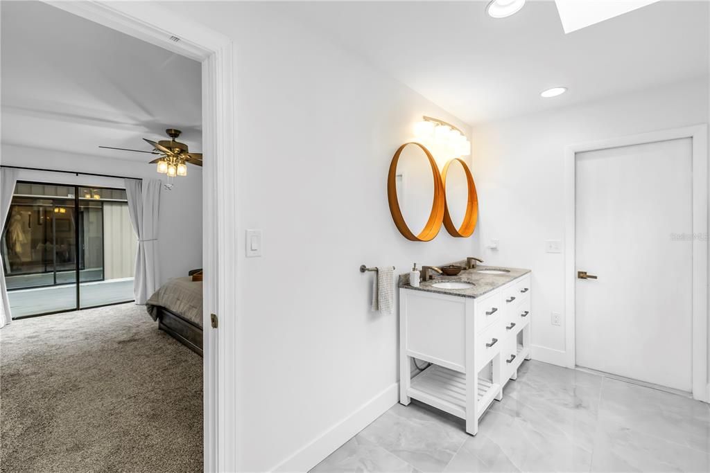 Bathroom, Bedroom, Interior, Marble, Recessed Lighting