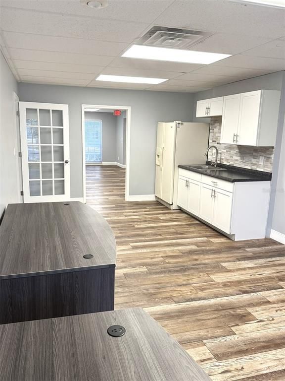 Interior, Kitchen, Wood Texture Flooring