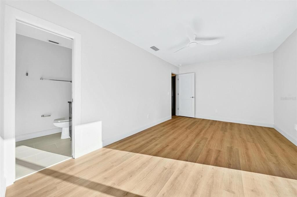 Bathroom, Empty room, Interior, Wood Texture Flooring