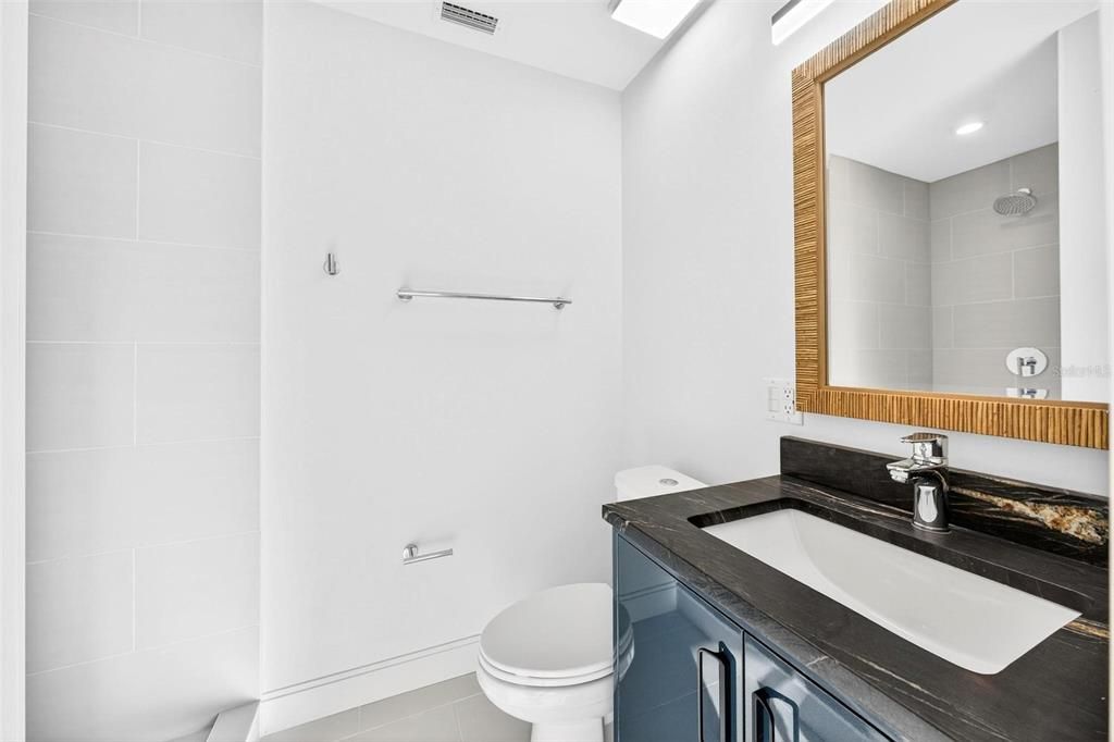 Bathroom, Interior, Recessed Lighting