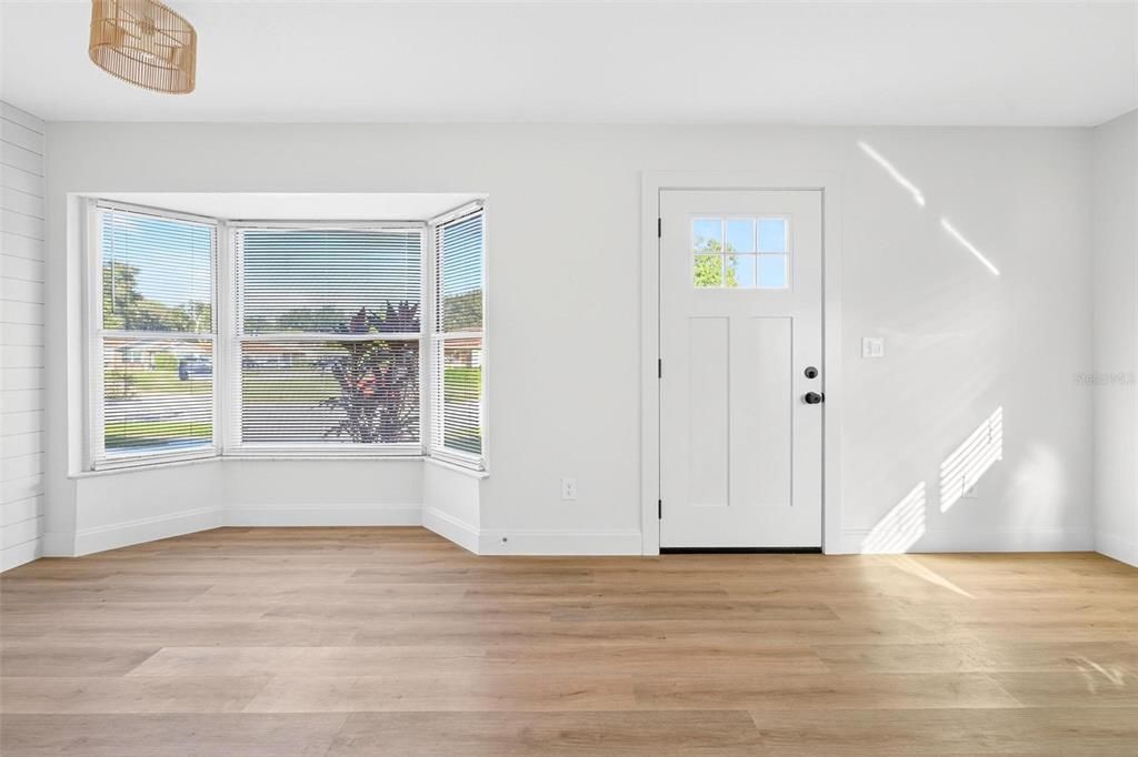 Empty room, Interior, Wood Texture Flooring