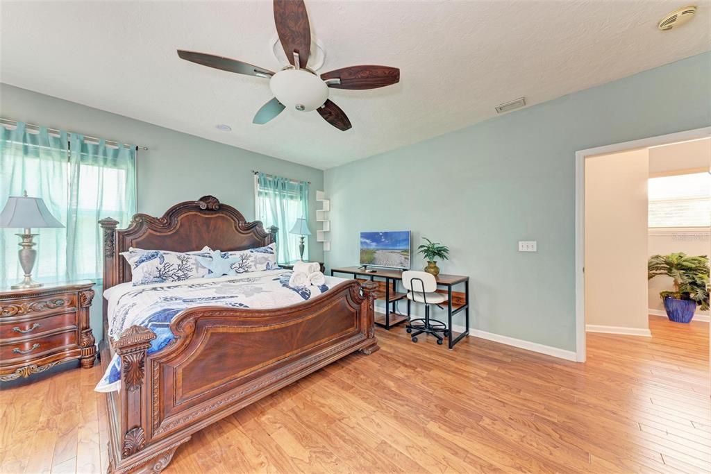 Bedroom, Interior, Wood Texture Flooring