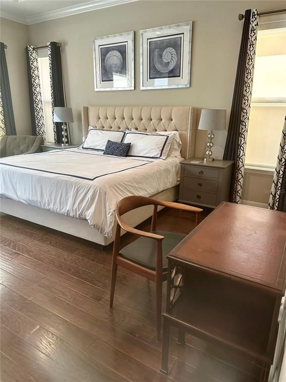 Bedroom, Interior, Wood Texture Flooring