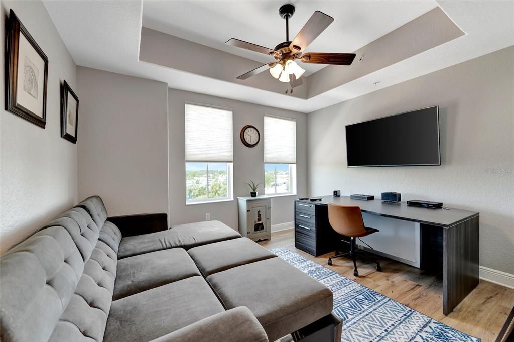 Home Office, Interior, Wood Texture Flooring