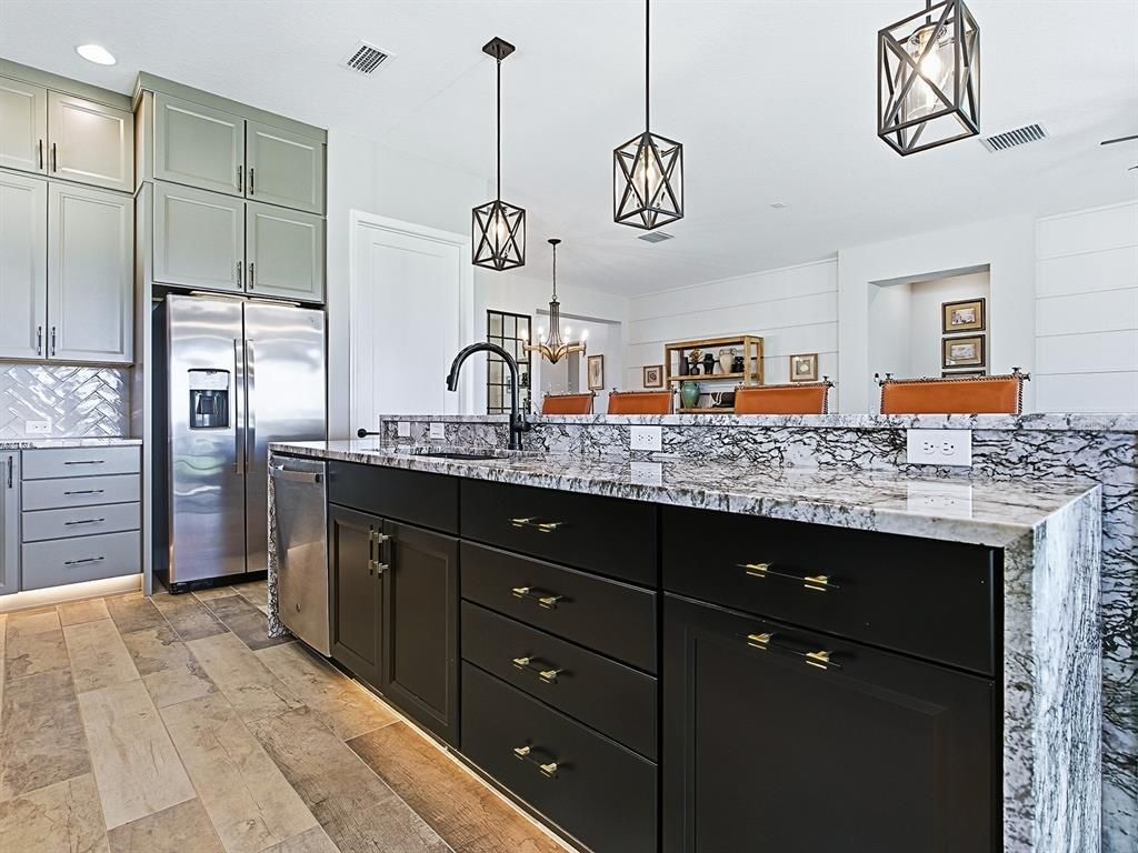 Interior, Kitchen, Pendant Lights, Recessed Lighting