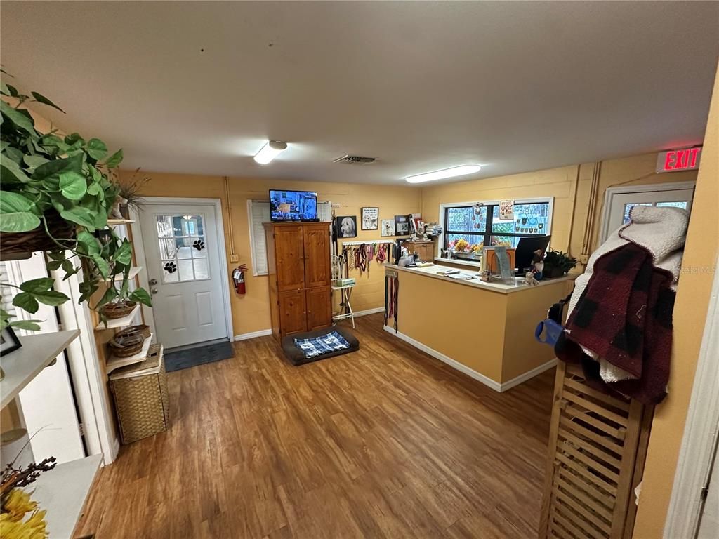 Home Office, Interior, Wood Texture Flooring