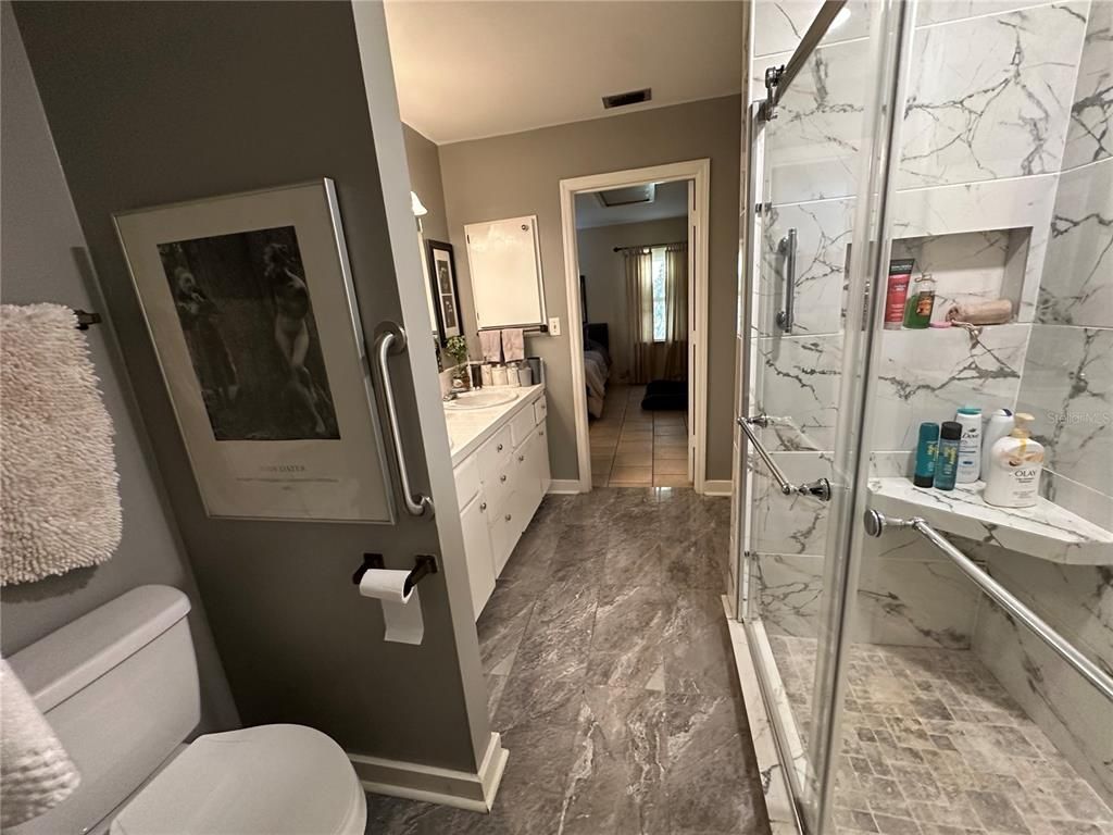 Bathroom, Interior, Marble, Marble Walls