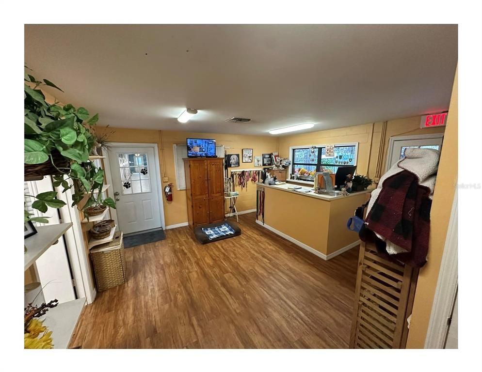 Home Office, Interior, Wood Texture Flooring