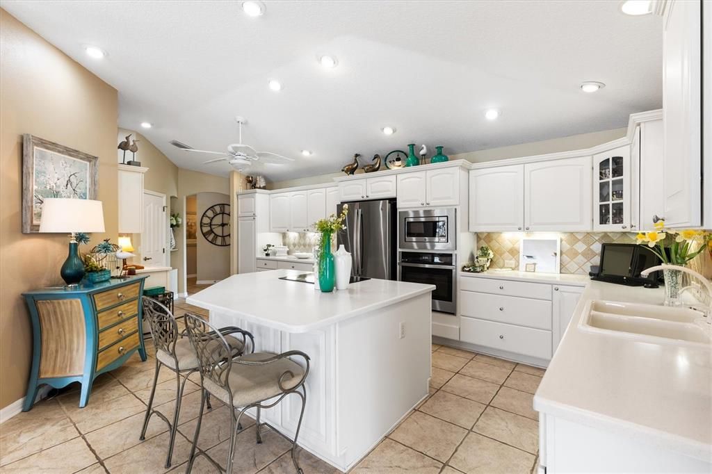 Interior, Kitchen, Recessed Lighting, Stainless Steel Appliances