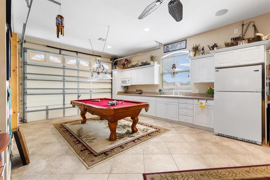 Billiard Table, Chandelier, Game Room, Interior, Kitchen, Recessed Lighting