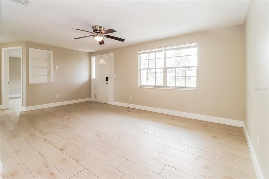 Empty room, Interior, Wood Texture Flooring