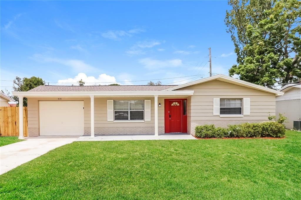 Attached, Backyard, Exterior, Facade, Ranch