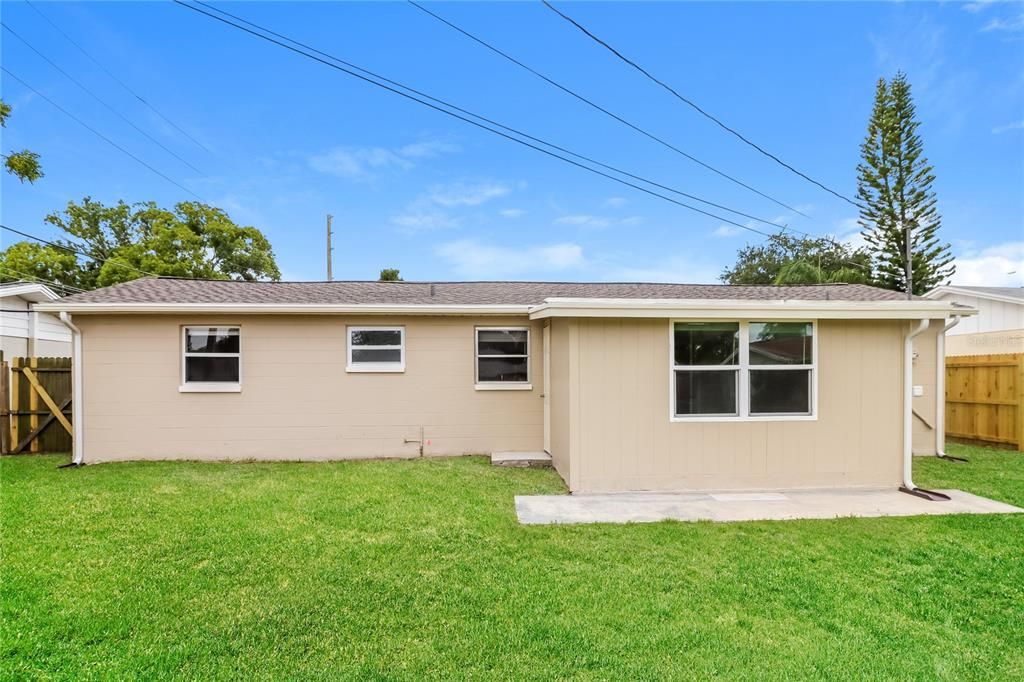 Backyard, Exterior
