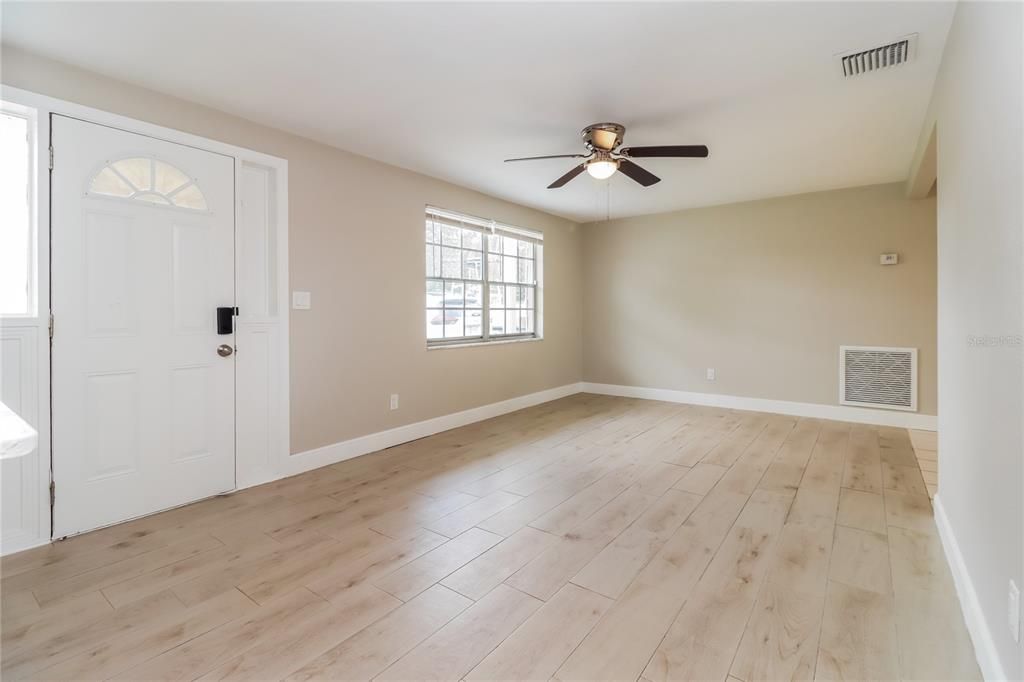 Empty room, Interior, Wood Texture Flooring