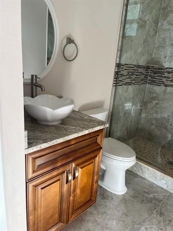 Bathroom, Glass Shower, Interior