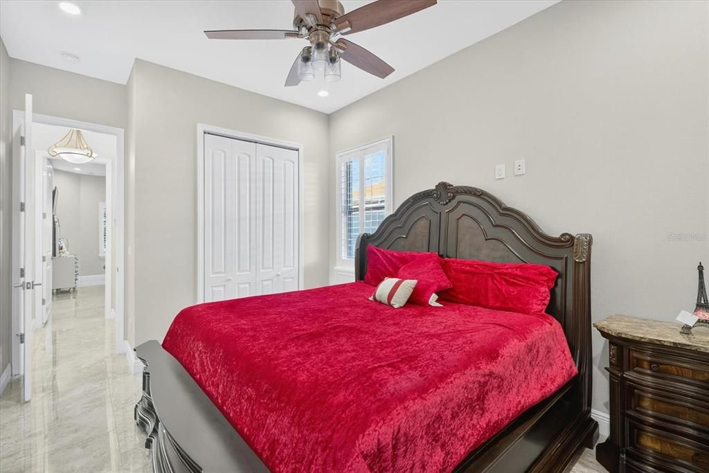 Bedroom, Interior, Recessed Lighting