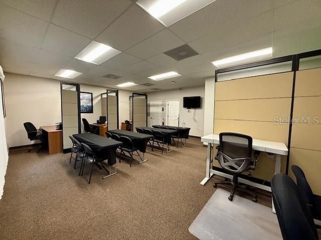 Home Office, Interior, Recessed Lighting