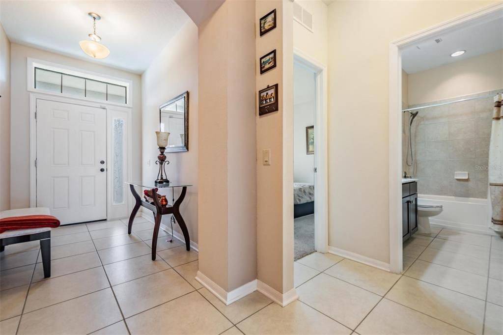 Bathroom, Interior, Recessed Lighting
