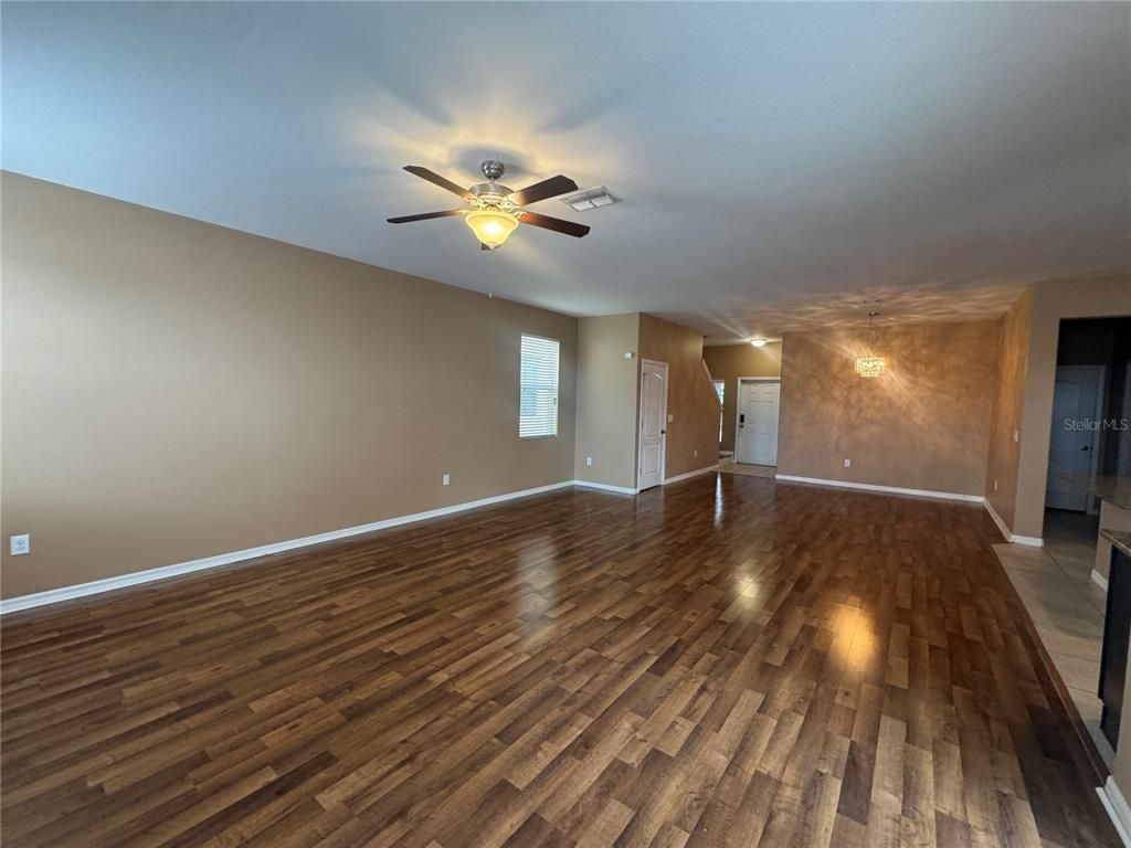 Empty room, Interior, Wood Texture Flooring
