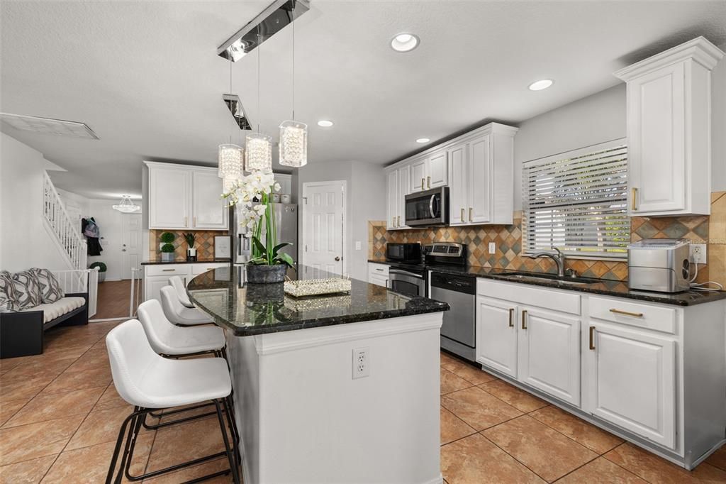 Interior, Kitchen, Pendant Lights, Recessed Lighting