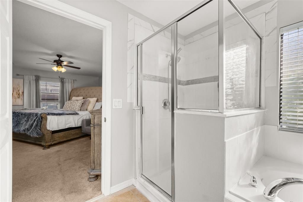 Bathroom, Bedroom, Glass Shower, Interior