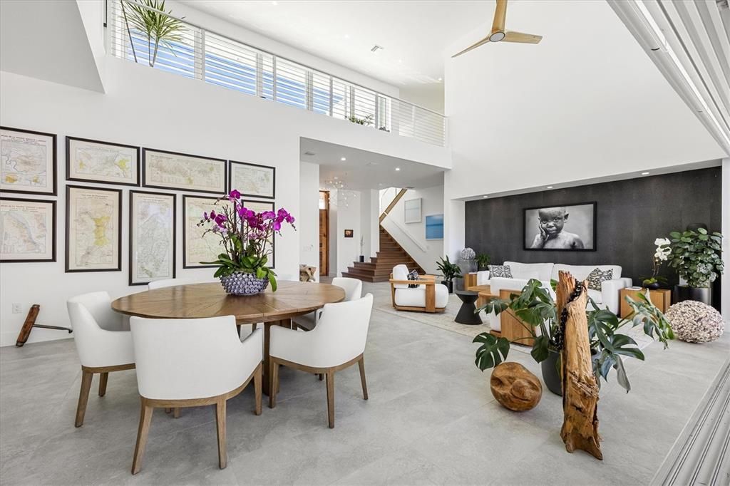 Dining room, Interior, Living room, Recessed Lighting