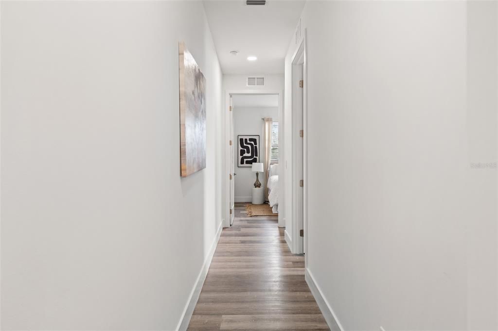 Interior, Recessed Lighting, Wood Texture Flooring