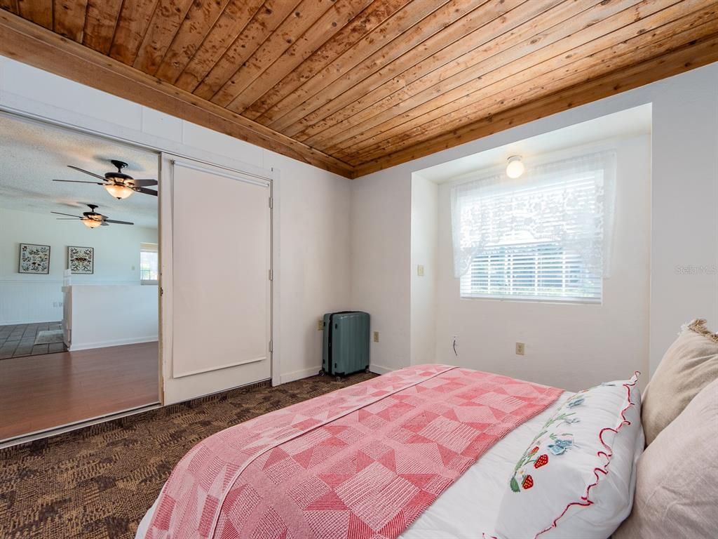 Bedroom, Interior, Wooden Ceilings