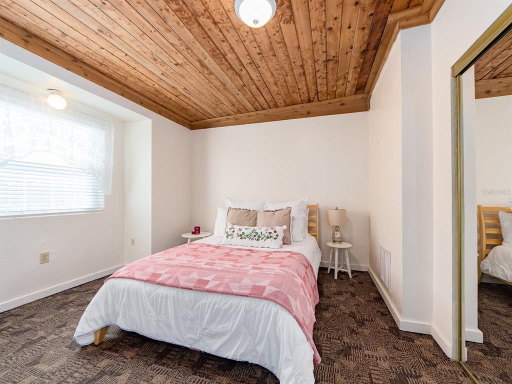 Bedroom, Interior, Wooden Ceilings
