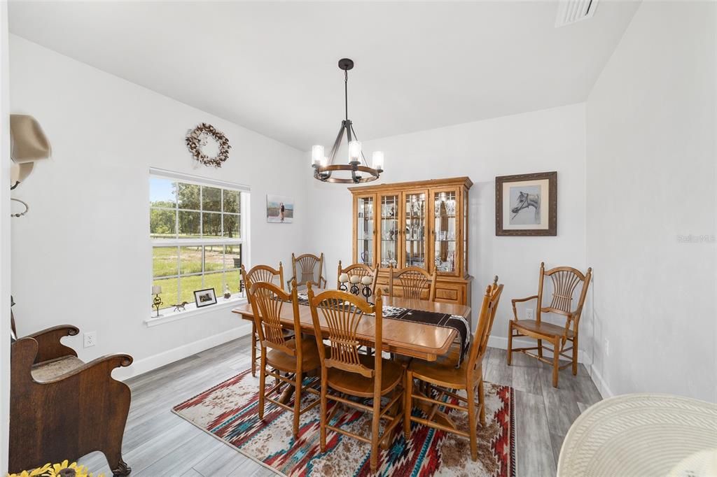 Chandelier, Dining room, Interior, Pendant Lights, Wood Texture Flooring