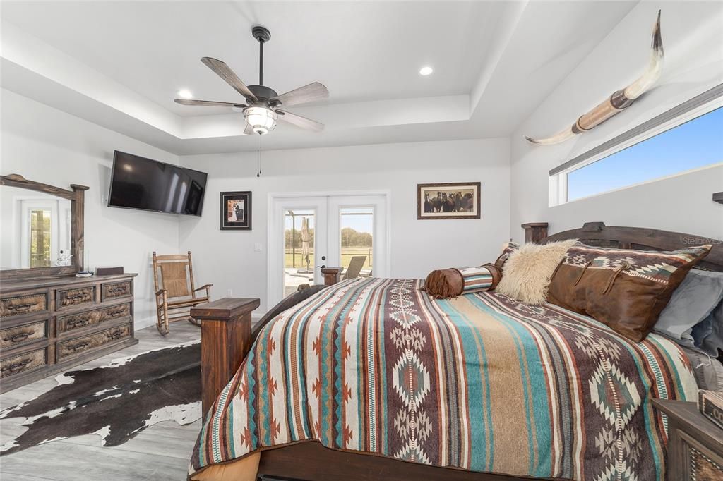 Bedroom, Interior, Recessed Lighting