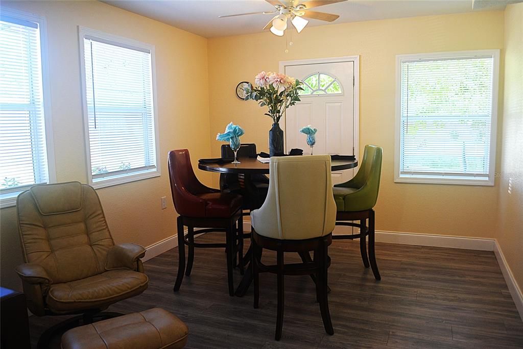 Dining room, Interior, Wood Texture Flooring