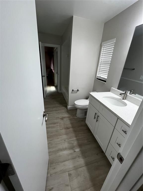 Bathroom, Dual Sink Vanities, Interior, Wood Texture Flooring